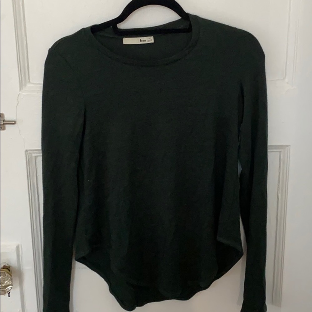 Dark green wilfred free aritzia long sleeve